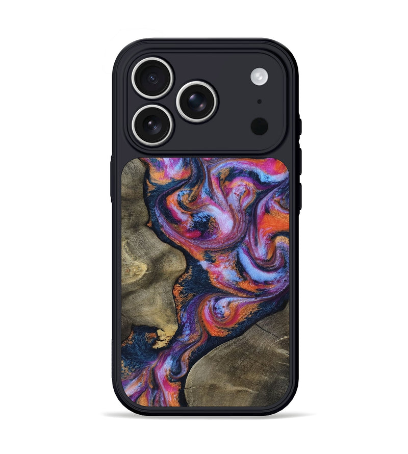 iPhone 17 Pro Wood Phone Case - Clark (Blue, 818404)