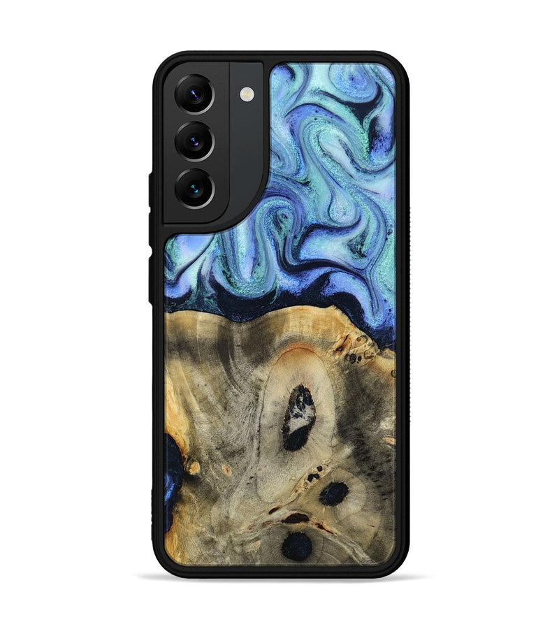 Galaxy S22 Plus Wood Phone Case - Myrtle (Blue, 818405)