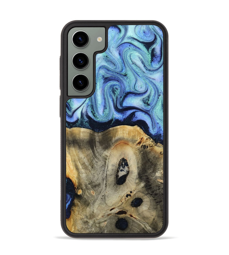 Galaxy S23 Plus Wood Phone Case - Myrtle (Blue, 818405)