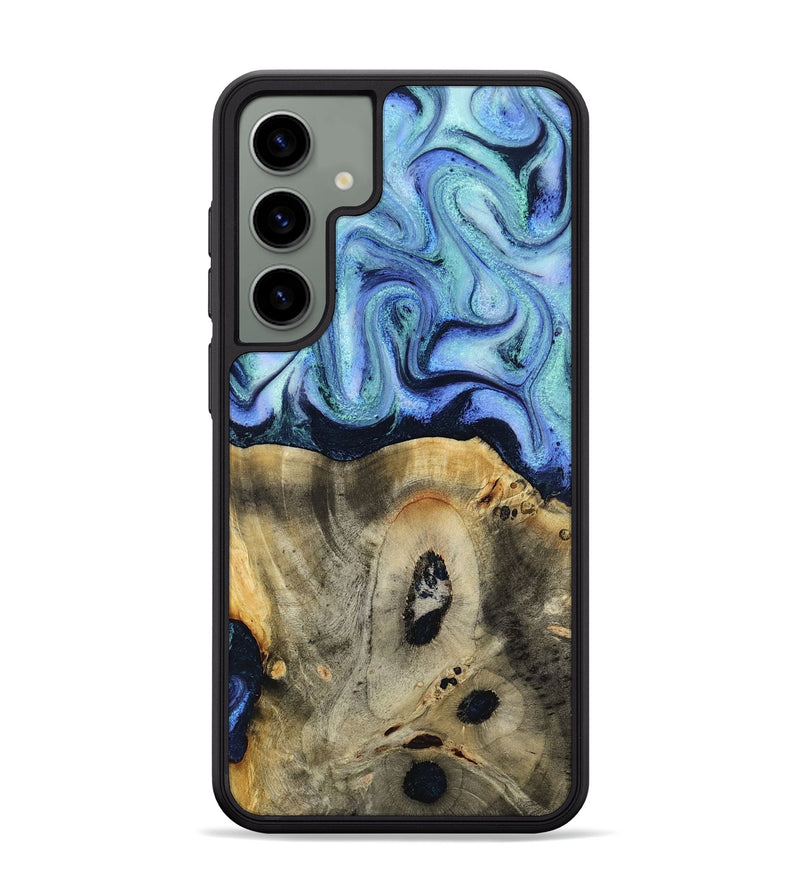Galaxy S24 Plus Wood Phone Case - Myrtle (Blue, 818405)