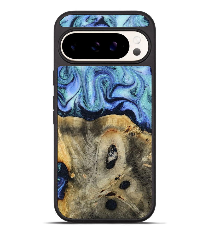 Pixel 9 Pro XL Wood Phone Case - Myrtle (Blue, 818405)