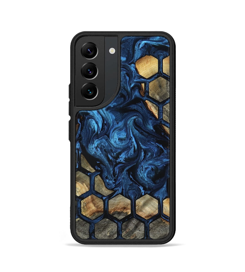 Galaxy S22 Wood Phone Case - Flor (Pattern, 818410)
