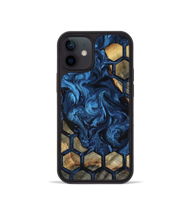 iPhone 12 mini Wood Phone Case - Flor (Pattern, 818410)