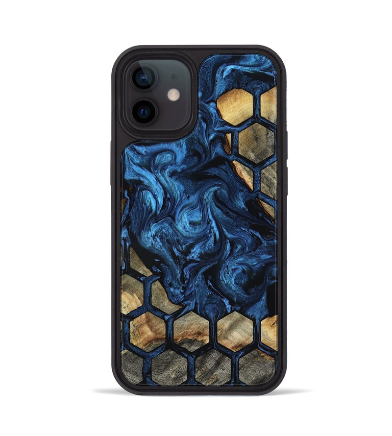 iPhone 12 Wood Phone Case - Flor (Pattern, 818410)