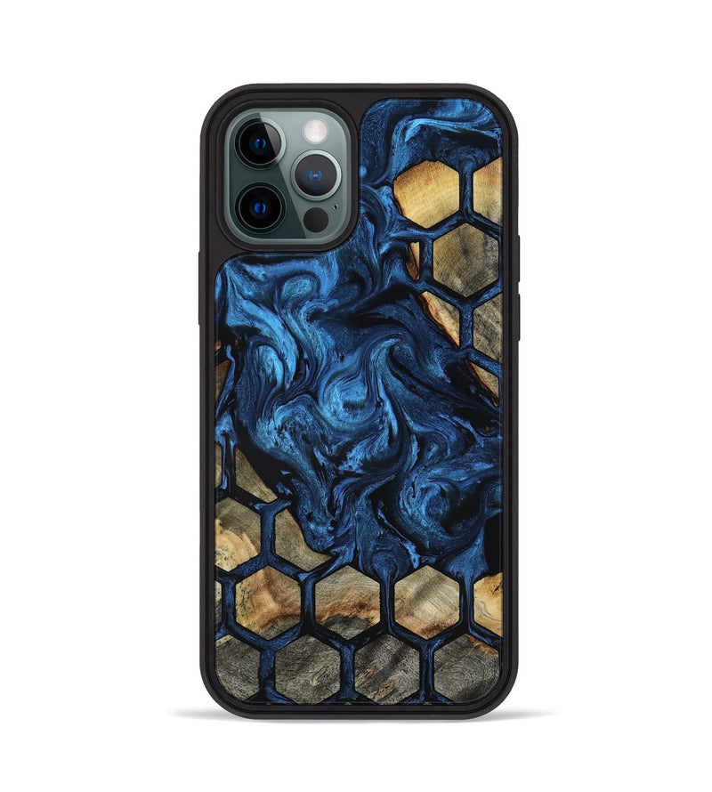 iPhone 12 Pro Wood Phone Case - Flor (Pattern, 818410)
