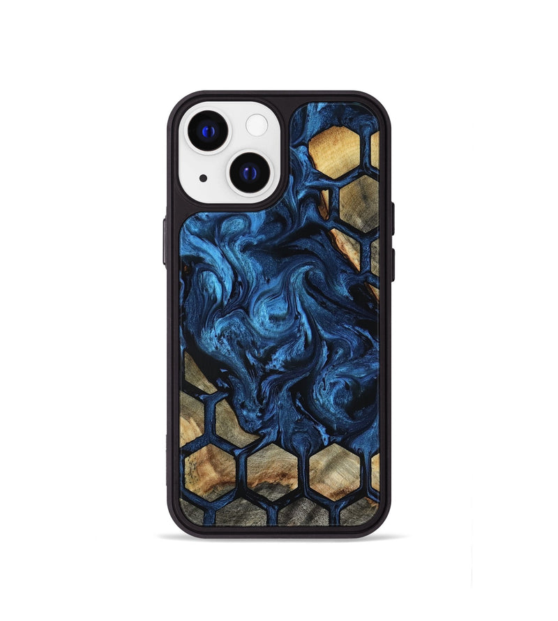 iPhone 13 mini Wood Phone Case - Flor (Pattern, 818410)