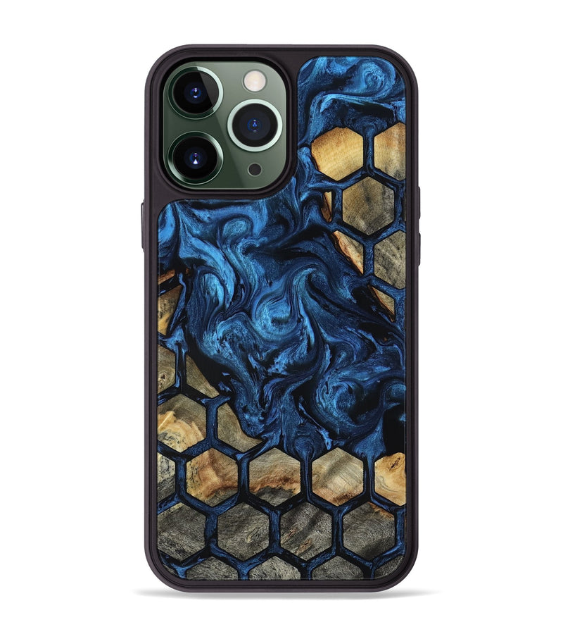 iPhone 13 Pro Max Wood Phone Case - Flor (Pattern, 818410)