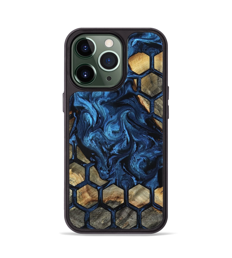 iPhone 13 Pro Wood Phone Case - Flor (Pattern, 818410)