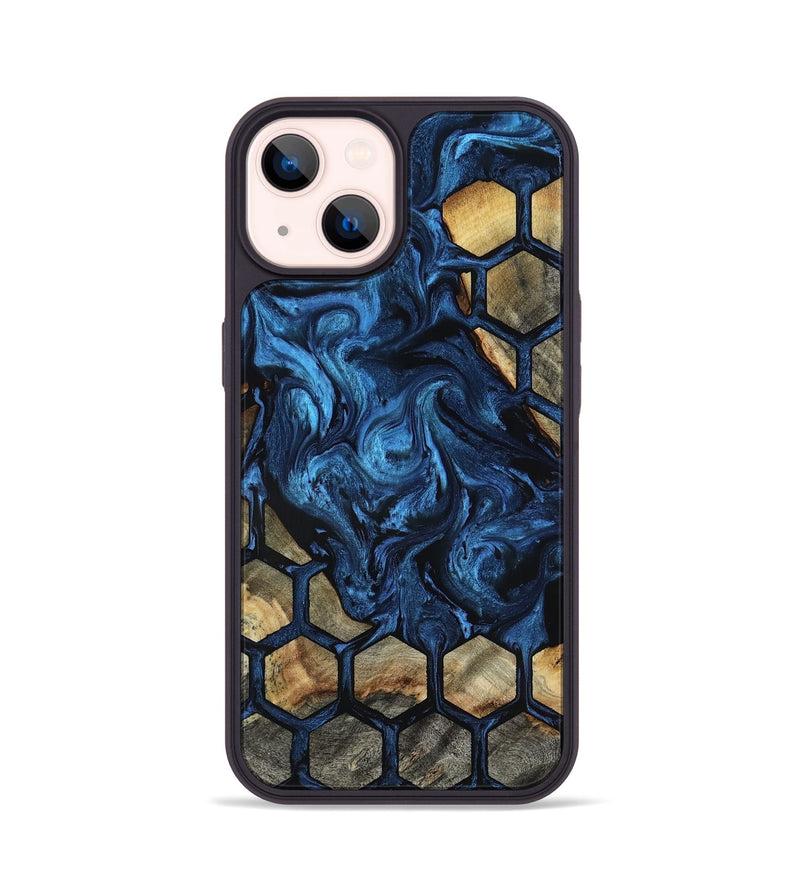 iPhone 14 Wood Phone Case - Flor (Pattern, 818410)