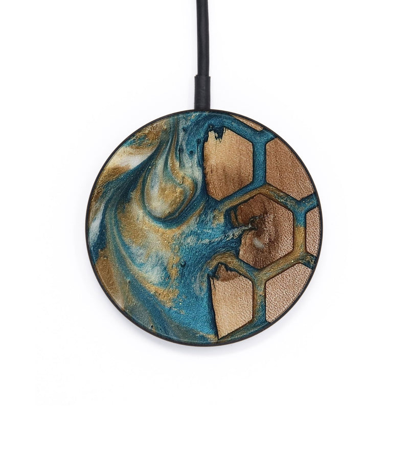Circle Wood Wireless Charger - Brionna (Pattern, 818412)