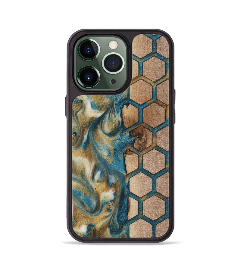 iPhone 13 Pro Wood Phone Case - Brionna (Pattern, 818412)