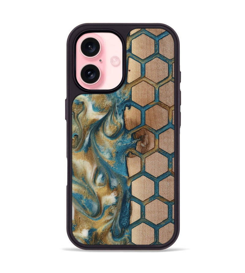 iPhone 16 Wood Phone Case - Brionna (Pattern, 818412)