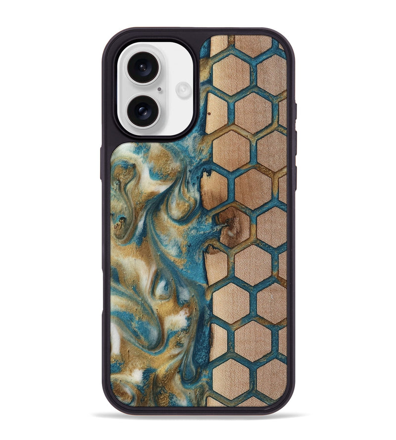 iPhone 16 Plus Wood Phone Case - Brionna (Pattern, 818412)