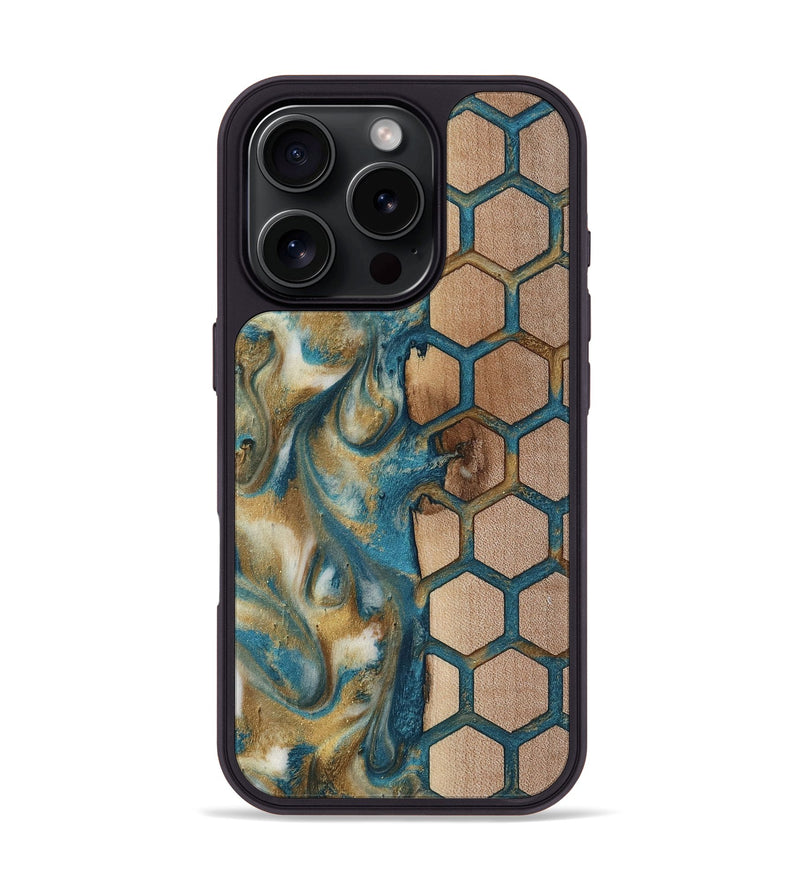 iPhone 16 Pro Wood Phone Case - Brionna (Pattern, 818412)