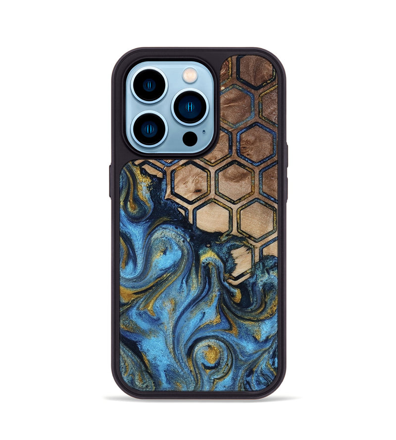 iPhone 14 Pro Wood Phone Case - Jayson (Pattern, 818414)