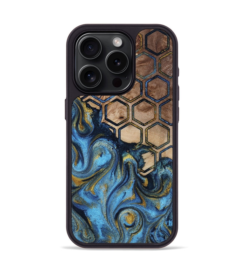 iPhone 15 Pro Wood Phone Case - Jayson (Pattern, 818414)