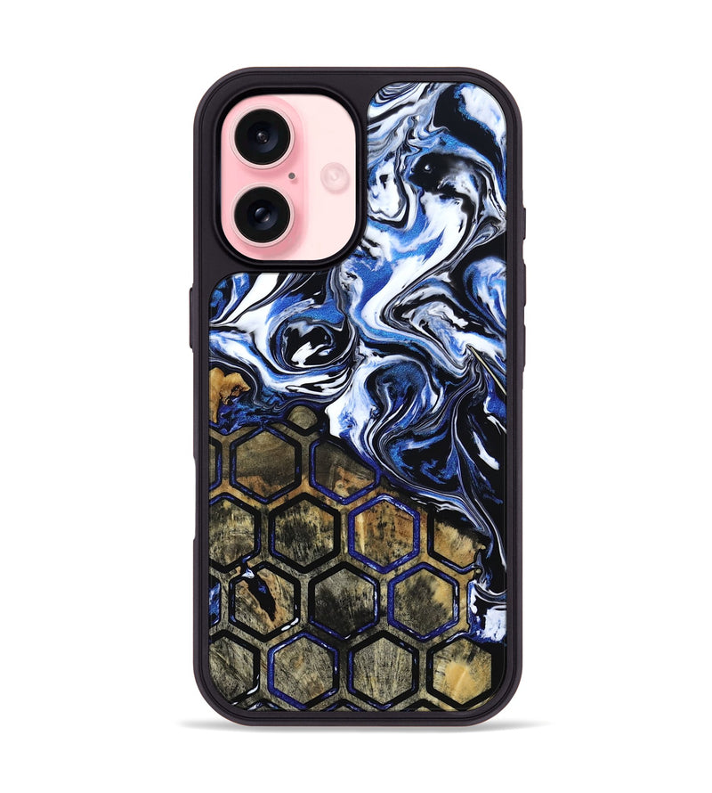 iPhone 16 Wood Phone Case - Leisa (Pattern, 818416)
