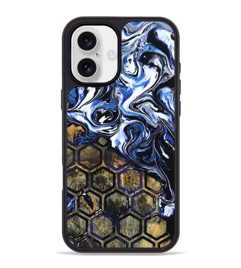 iPhone 16 Plus Wood Phone Case - Leisa (Pattern, 818416)