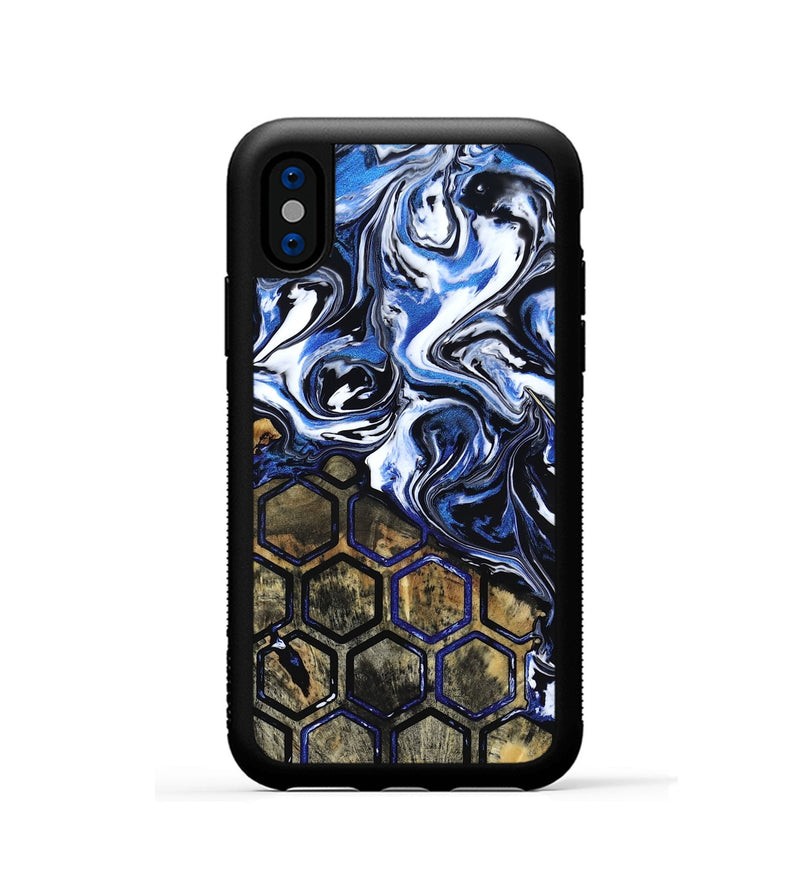iPhone Xs Wood Phone Case - Leisa (Pattern, 818416)