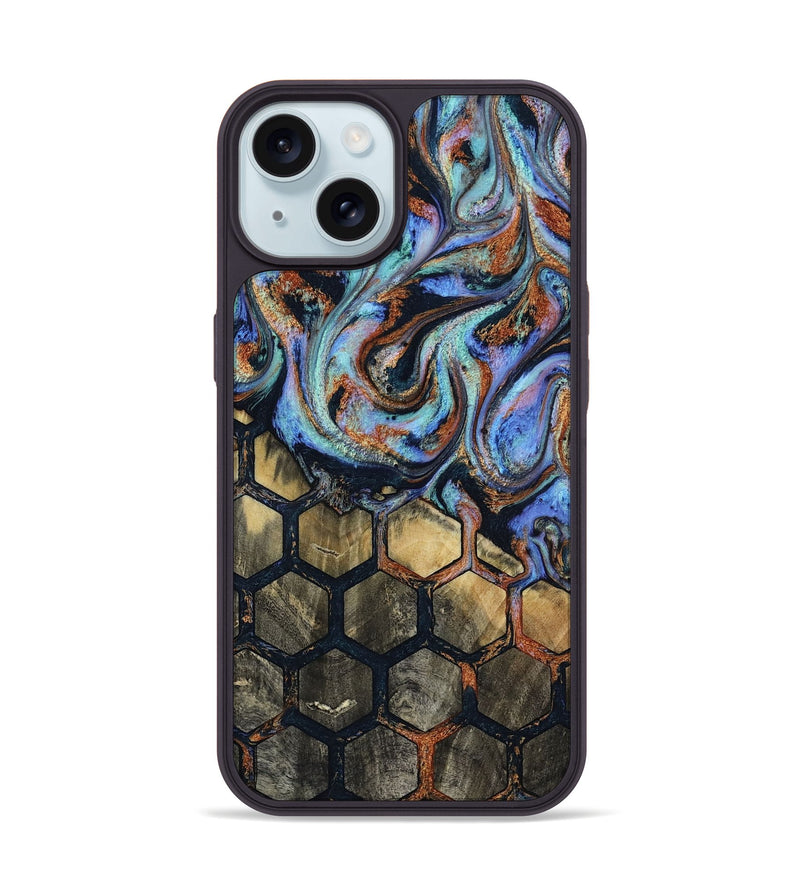 iPhone 15 Wood Phone Case - Austyn (Pattern, 818424)