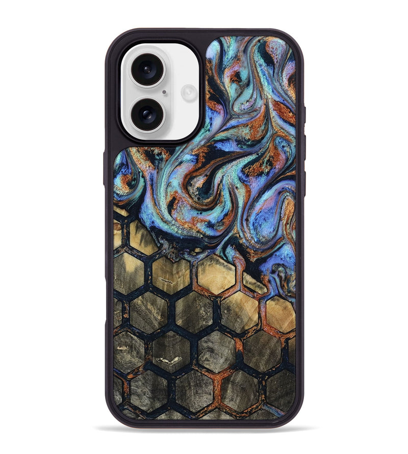 iPhone 16 Plus Wood Phone Case - Austyn (Pattern, 818424)