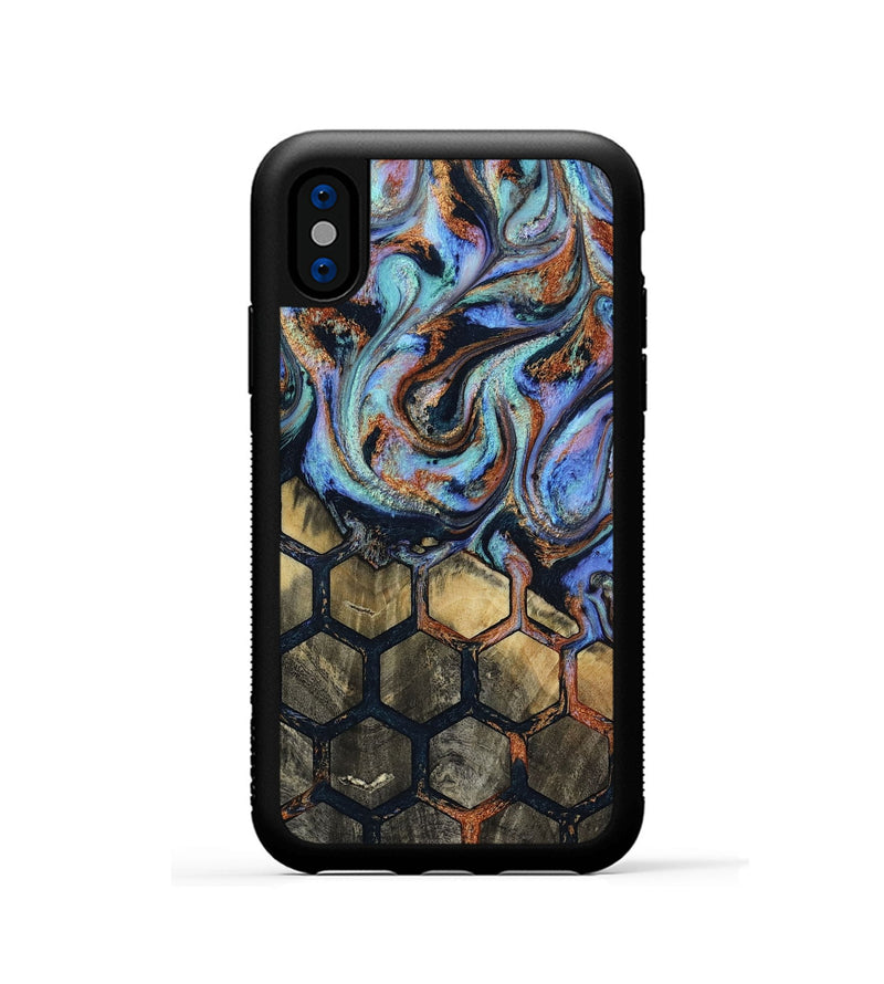 iPhone Xs Wood Phone Case - Austyn (Pattern, 818424)