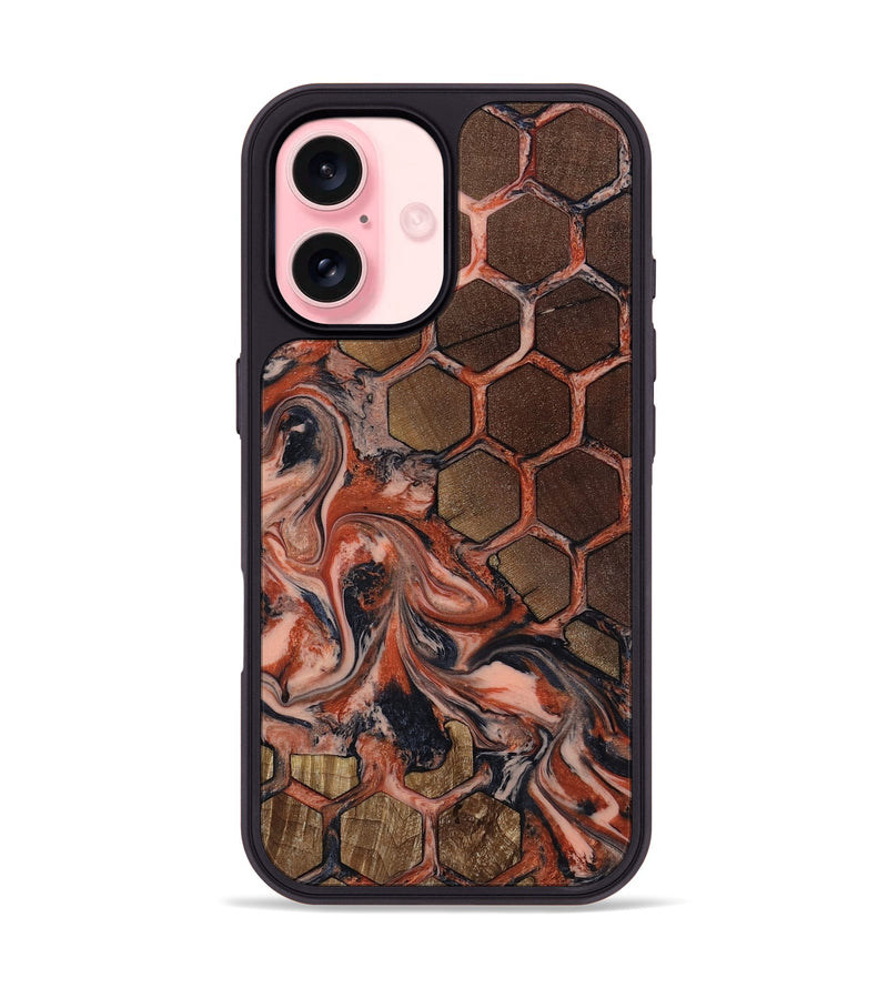 iPhone 16 Wood Phone Case - Dionne (Pattern, 818428)