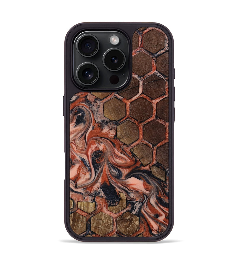 iPhone 16 Pro Wood Phone Case - Dionne (Pattern, 818428)
