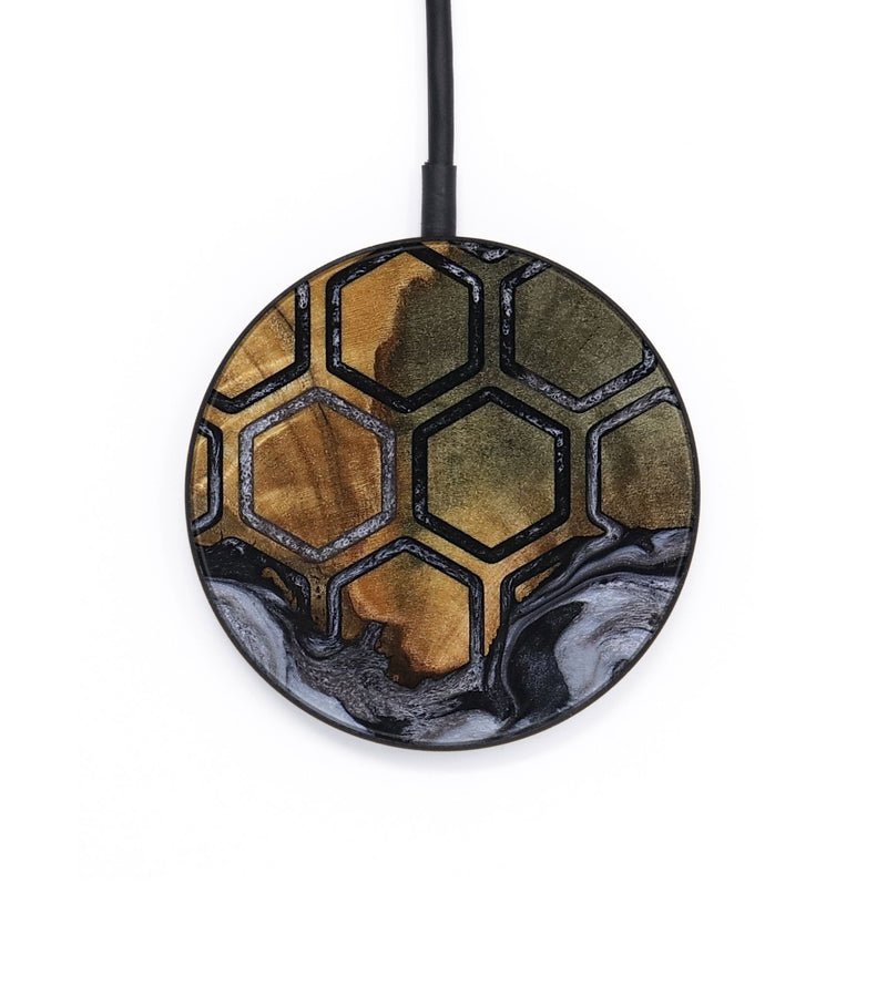 Circle Wood Wireless Charger - Caylee (Pattern, 818434)