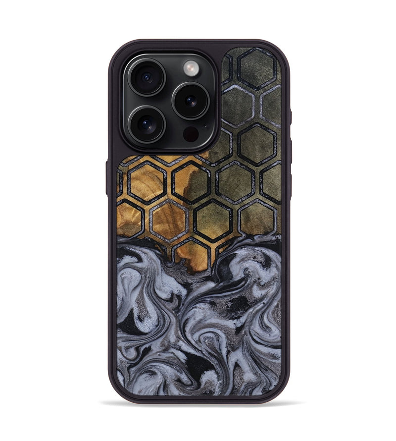 iPhone 15 Pro Wood Phone Case - Caylee (Pattern, 818434)