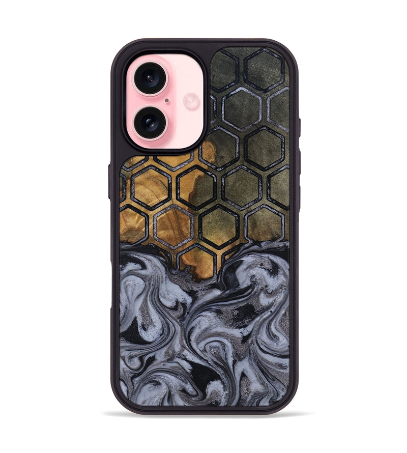 iPhone 16 Wood Phone Case - Caylee (Pattern, 818434)