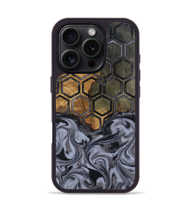 iPhone 16 Pro Wood Phone Case - Caylee (Pattern, 818434)