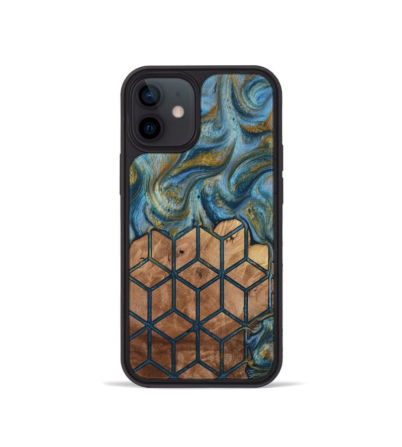 iPhone 12 mini Wood Phone Case - Rubye (Pattern, 818436)