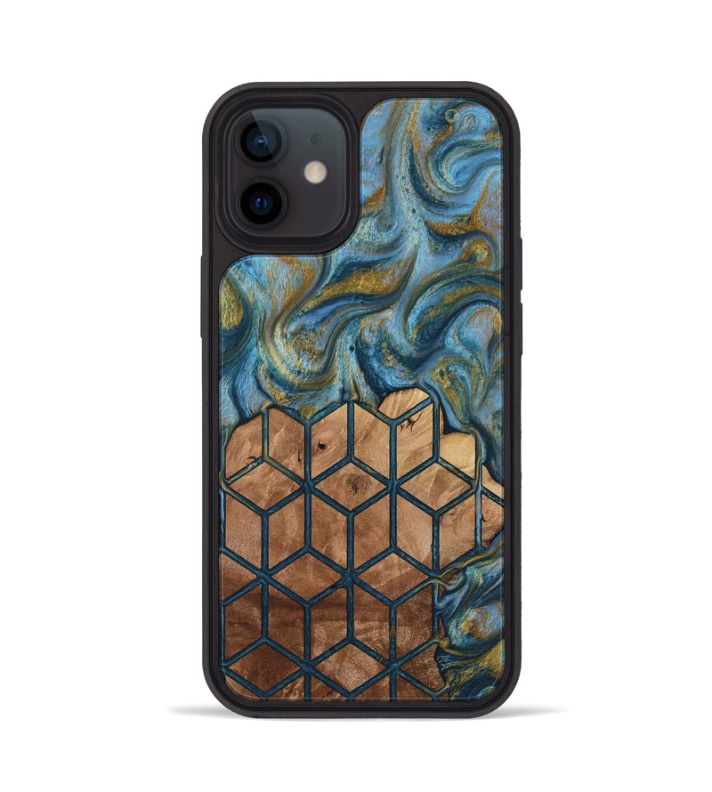 iPhone 12 Wood Phone Case - Rubye (Pattern, 818436)