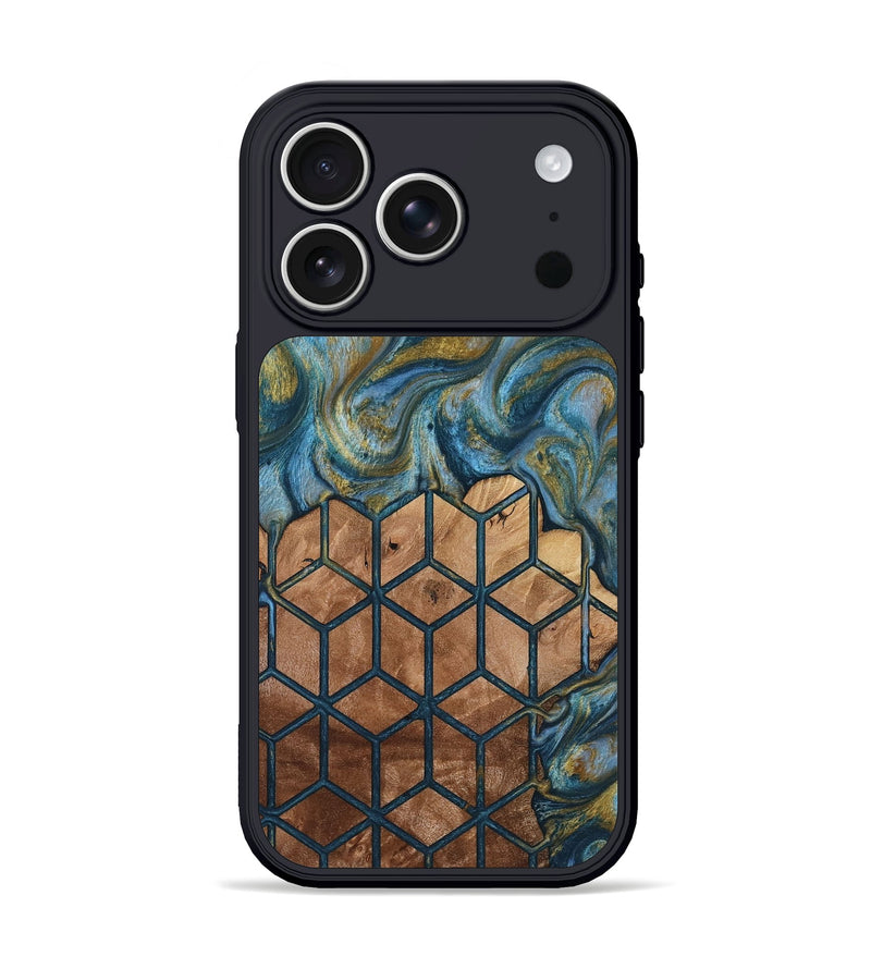 iPhone 17 Pro Wood Phone Case - Rubye (Pattern, 818436)
