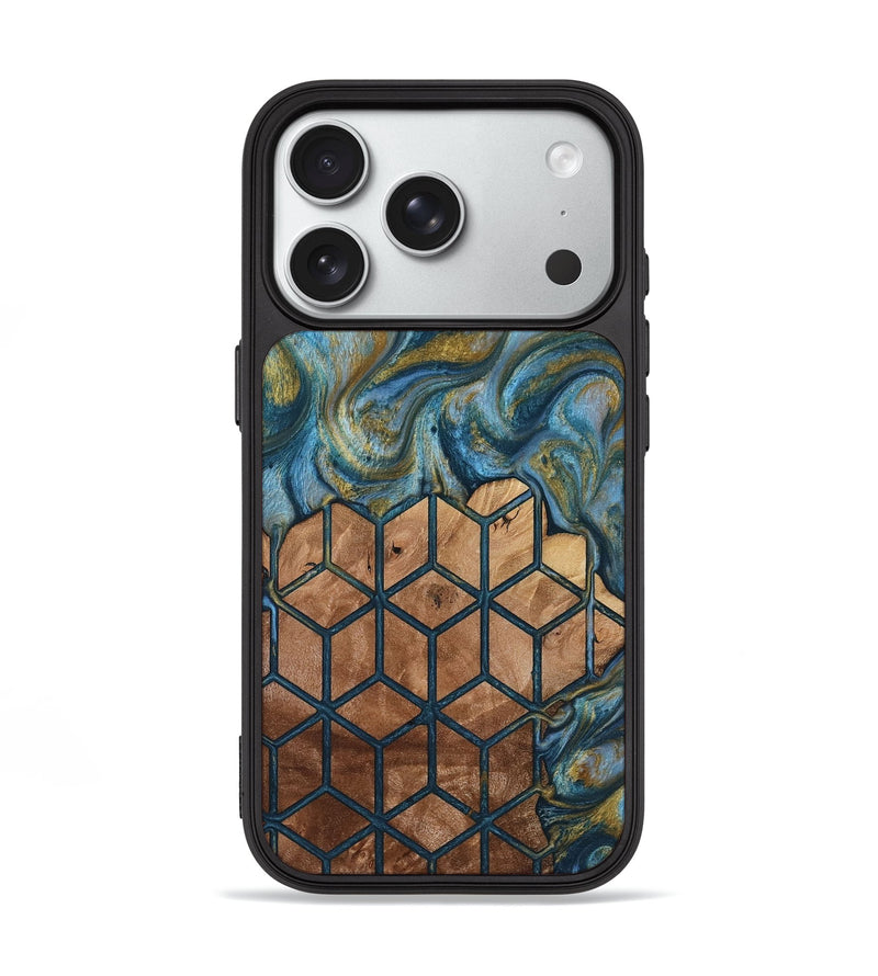 iPhone 18 Pro Wood Phone Case - Rubye (Pattern, 818436)