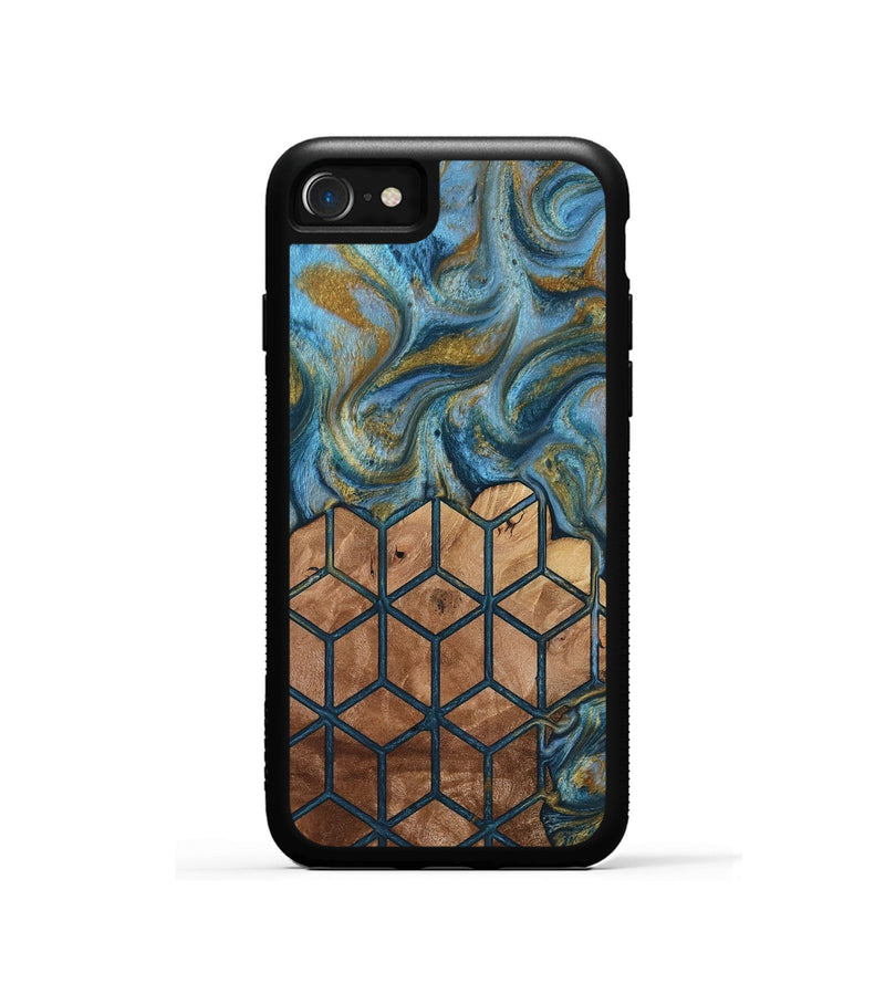 iPhone SE Wood Phone Case - Rubye (Pattern, 818436)