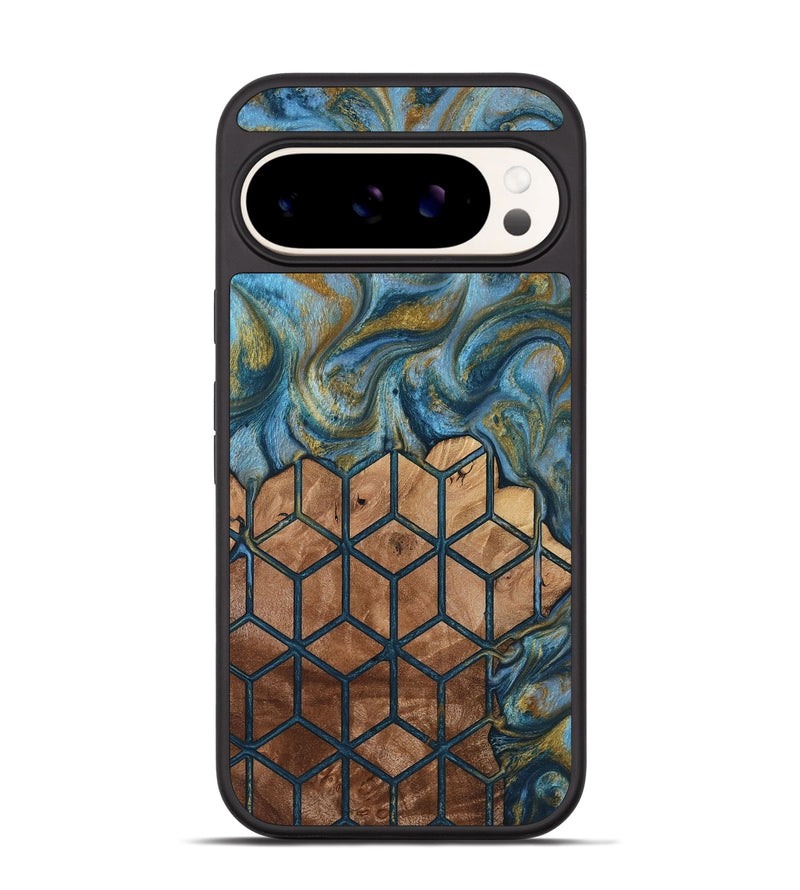 Pixel 9 Pro Wood Phone Case - Rubye (Pattern, 818436)