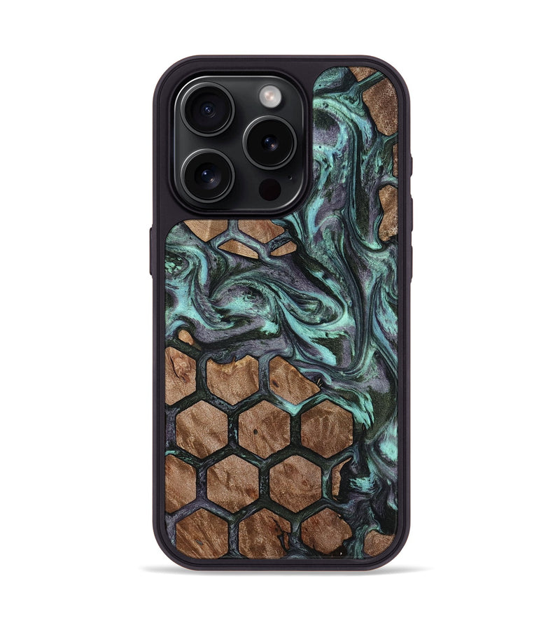 iPhone 15 Pro Wood Phone Case - Melissa (Pattern, 818440)