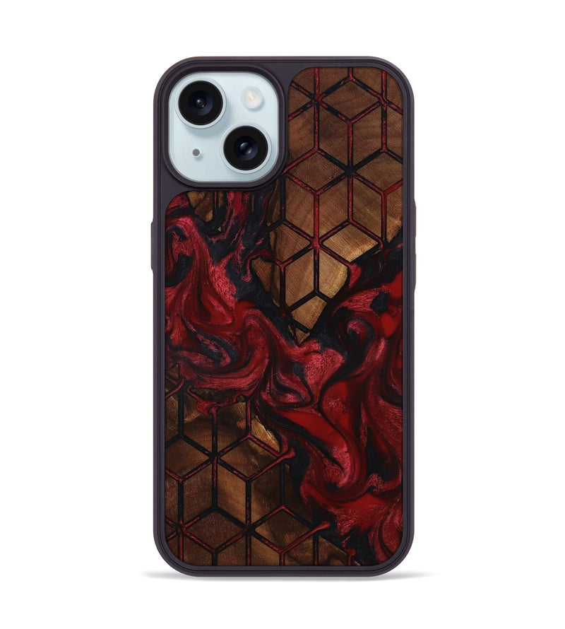 iPhone 15 Wood Phone Case - Javier (Pattern, 818441)
