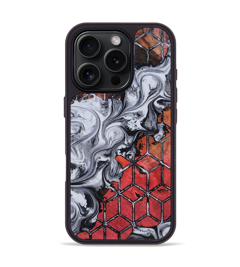 iPhone 16 Pro Wood Phone Case - Darryl (Pattern, 818447)