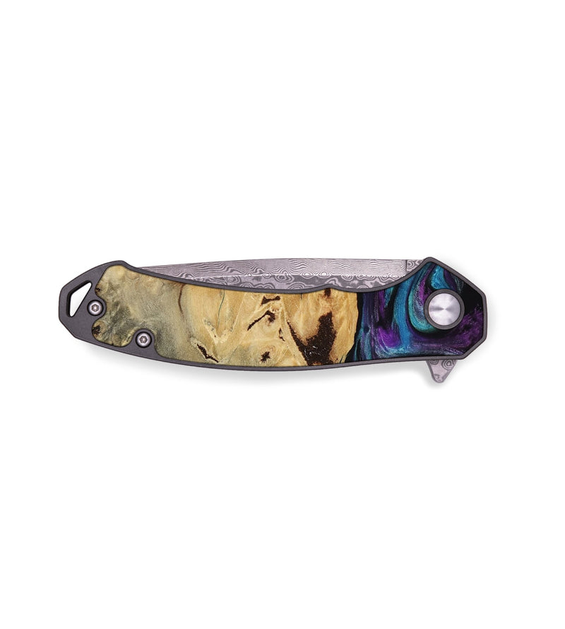 EDC Wood Pocket Knife - Jamel (Purple, 818464)