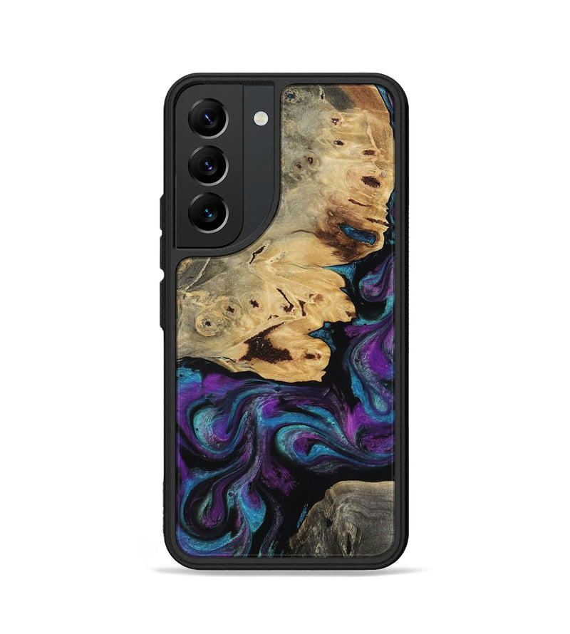 Galaxy S22 Wood Phone Case - Jamel (Purple, 818464)