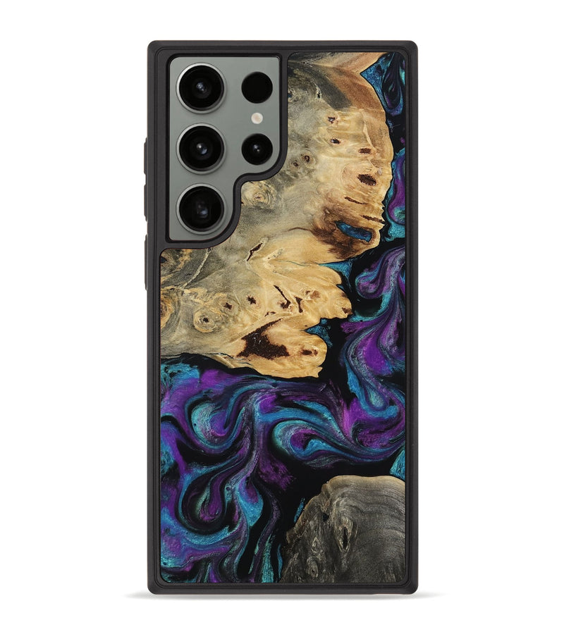 Galaxy S23 Ultra Wood Phone Case - Jamel (Purple, 818464)
