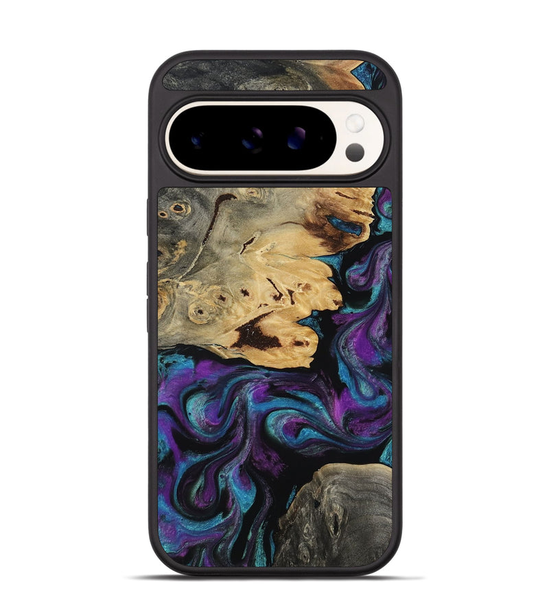 Pixel 9 Pro Wood Phone Case - Jamel (Purple, 818464)