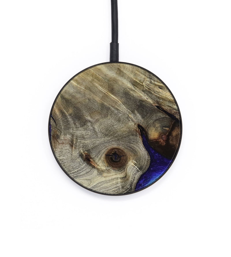 Circle Wood Wireless Charger - Lilly (Purple, 818469)