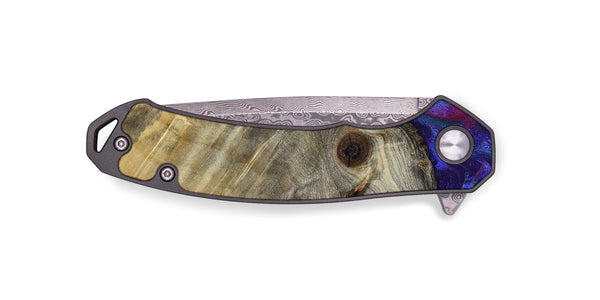 EDC Wood Pocket Knife - Lilly (Purple, 818469)