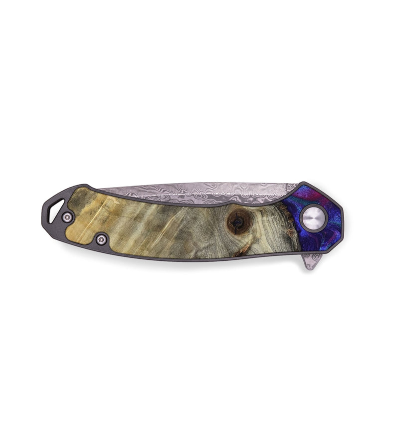 EDC Wood Pocket Knife - Lilly (Purple, 818469)