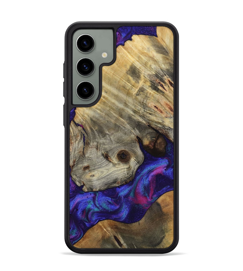Galaxy S24 Plus Wood Phone Case - Lilly (Purple, 818469)