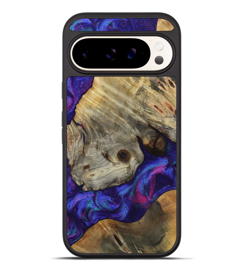 Pixel 10 Pro XL Wood Phone Case - Lilly (Purple, 818469)